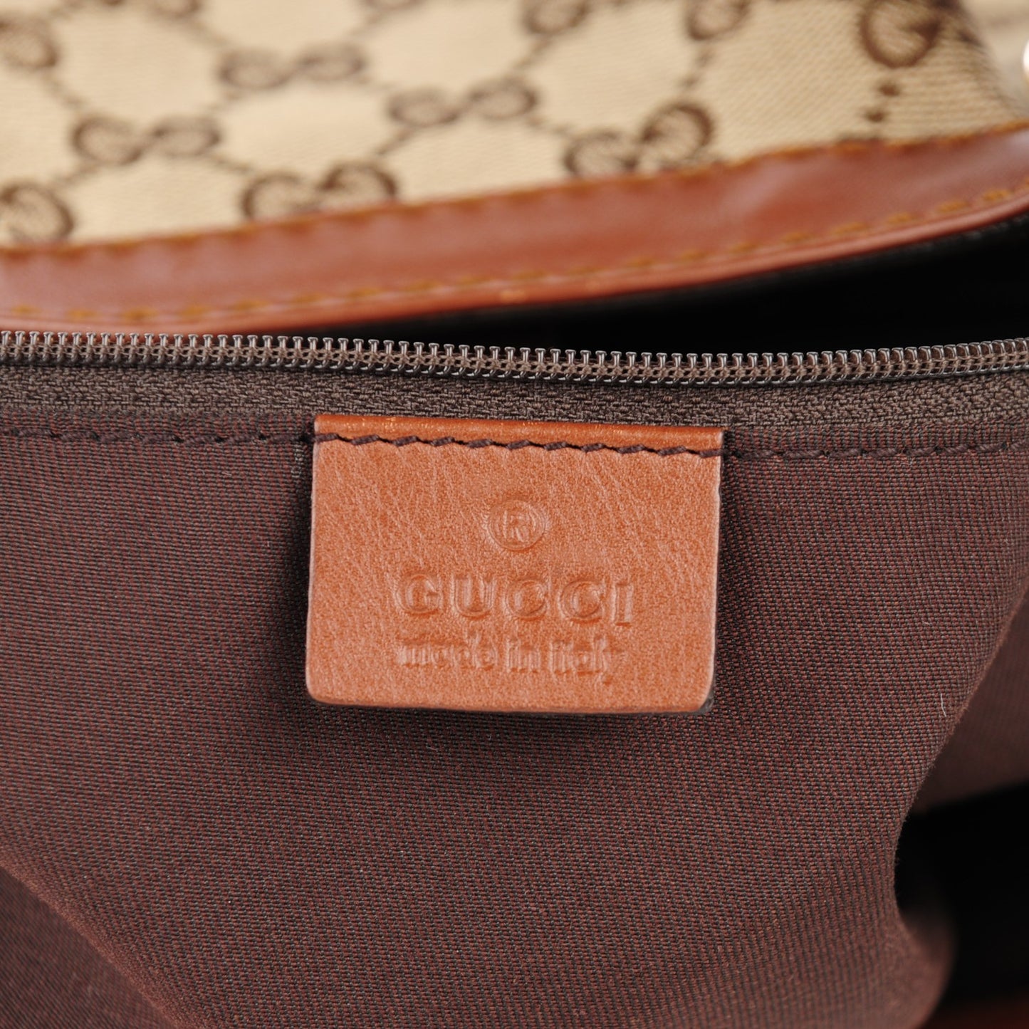 Monogram Medium Sukey Tote Brown