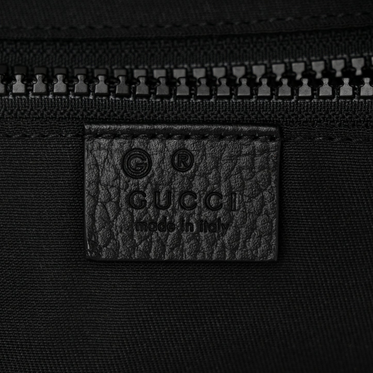 Nylon Monogram Slim Backpack Black