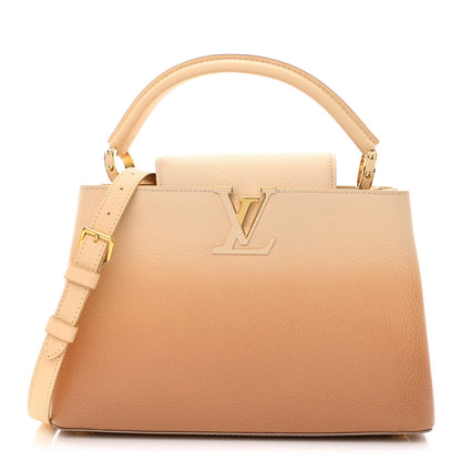 Louis Vuitton Taurillon Gradient Capucines PM Cloudy Creme 1 of 18