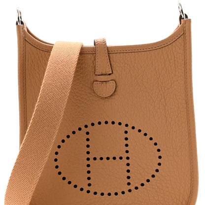 Hermes Taurillon Clemence Evelyne TPM Biscuit 15 of 21
