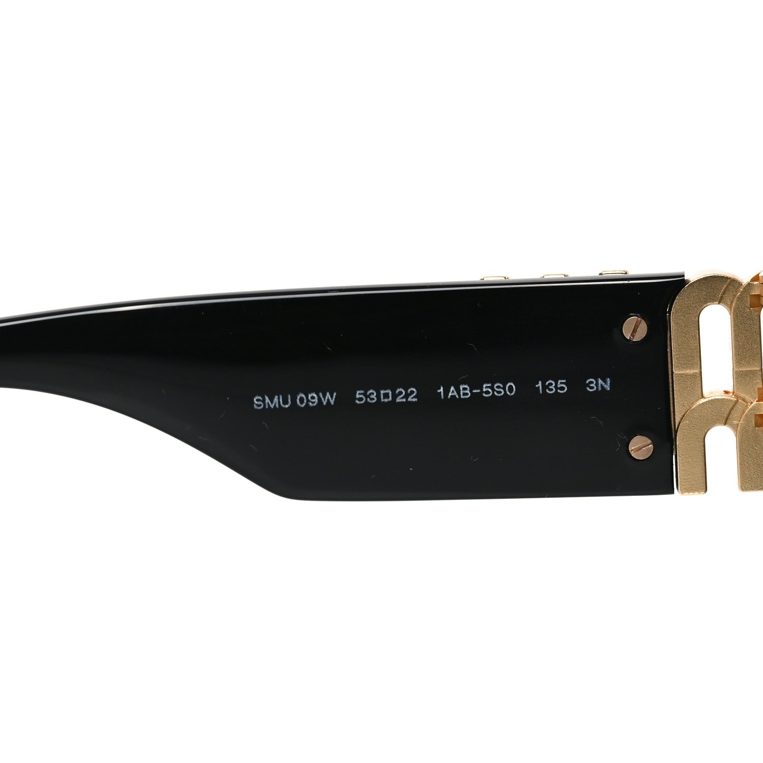 Miu Miu Acetate Rectangle Sunglasses SMU 09W Black 6 of 7