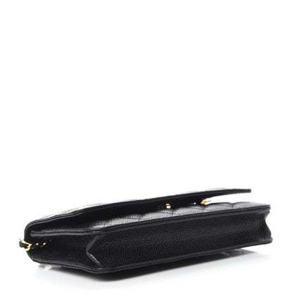 Chanel Caviar Quilted Wallet On Chain WOC Black 4 of 11