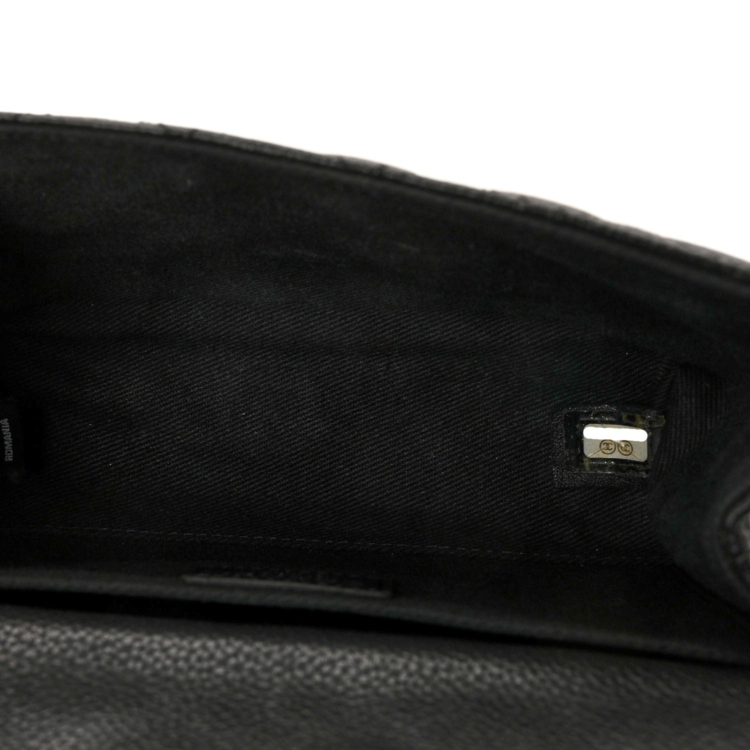 Chanel Grained Calfskin Quilted 2.55 Reissue Flap Belt Bag Clutch Black 8 of 19