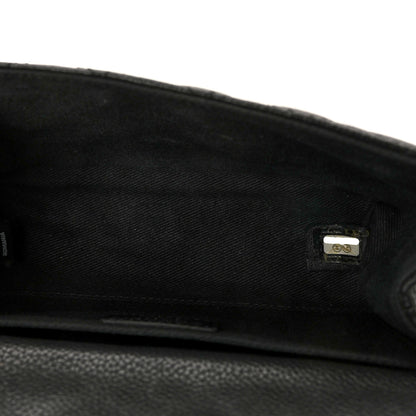 Chanel Grained Calfskin Quilted 2.55 Reissue Flap Belt Bag Clutch Black 8 of 19