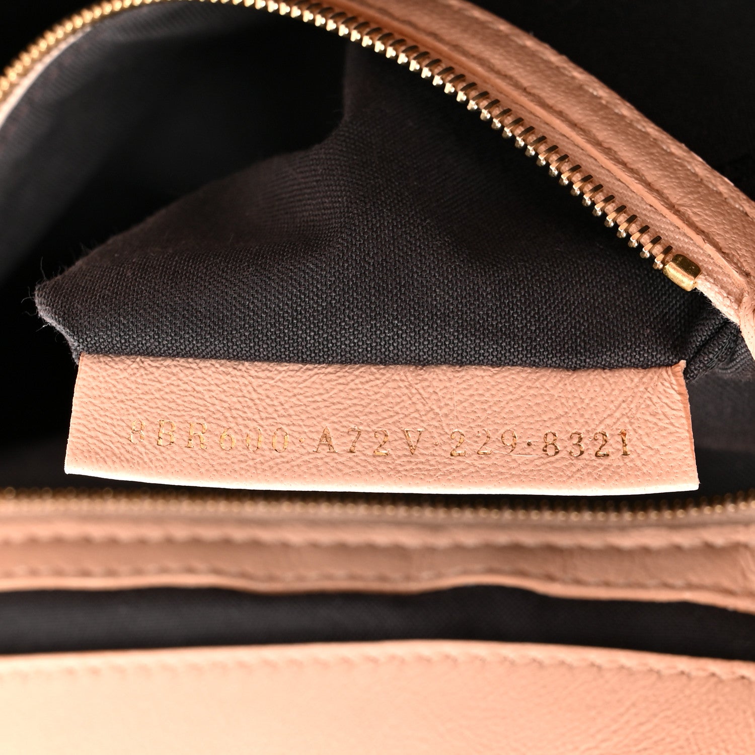 Fendi Nappa FF 1974 Embossed Baguette Baby Pink 7 of 12