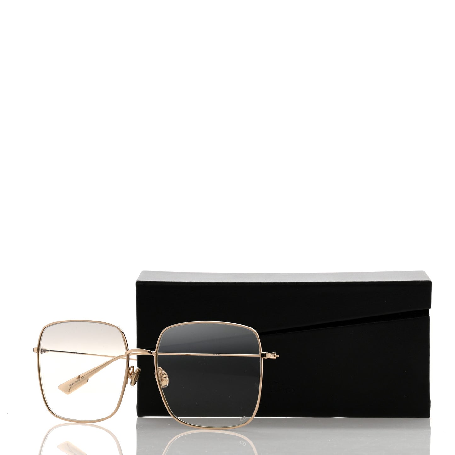 Metal Stellaire 1 Square Sunglasses Gold
