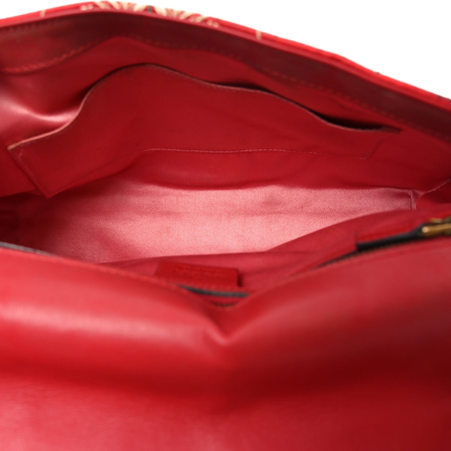Gucci Jacquard Matelasse Floral Medium GG Marmont Shoulder Bag Red 5 of 13