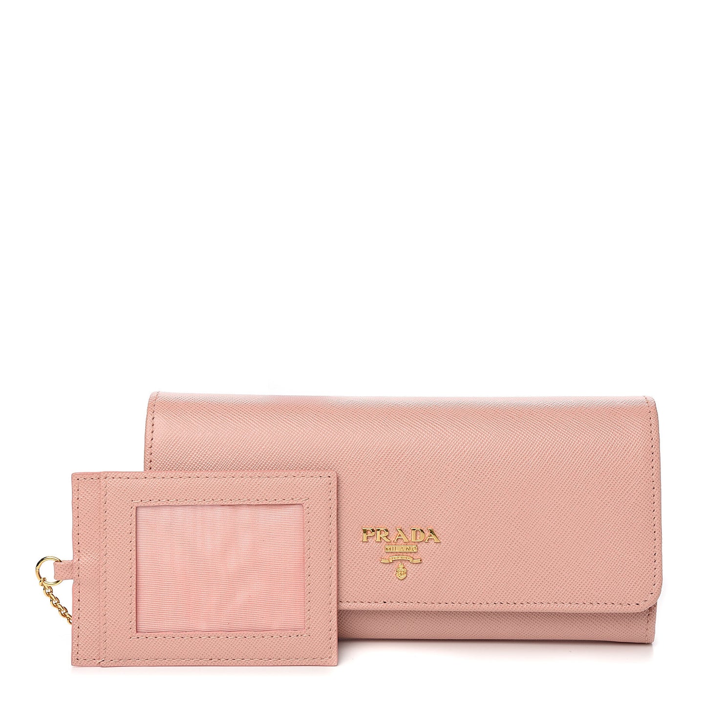Saffiano Metal Continental Flap Wallet Orchidea