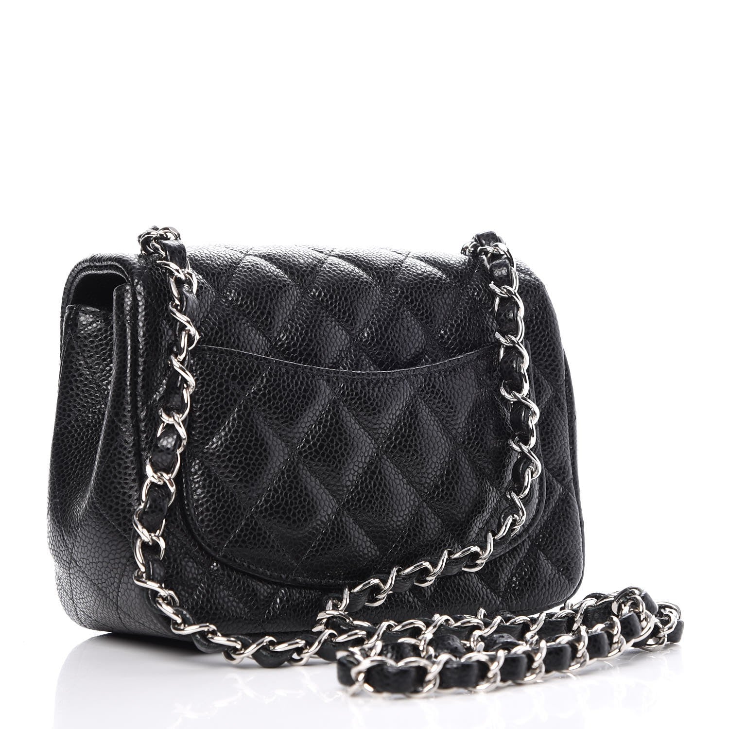 Chanel Caviar Quilted Mini Square Flap Black 3 of 9