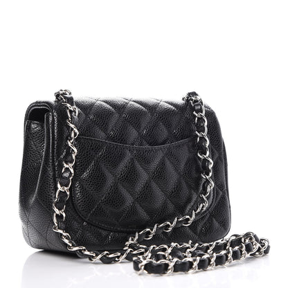 Chanel Caviar Quilted Mini Square Flap Black 3 of 9