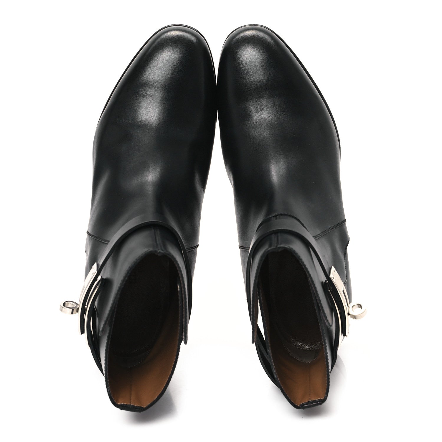 Hermes Calfskin Neo Ankle Boots 37 Black 2 of 10