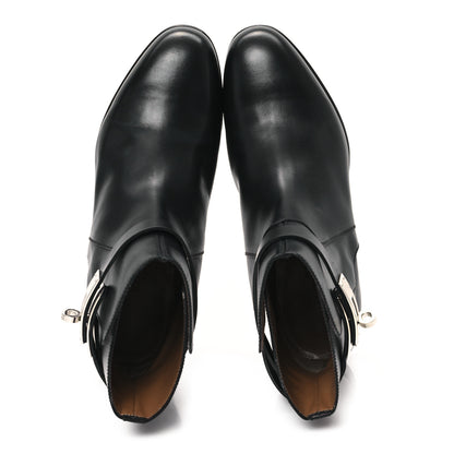 Hermes Calfskin Neo Ankle Boots 37 Black 2 of 10
