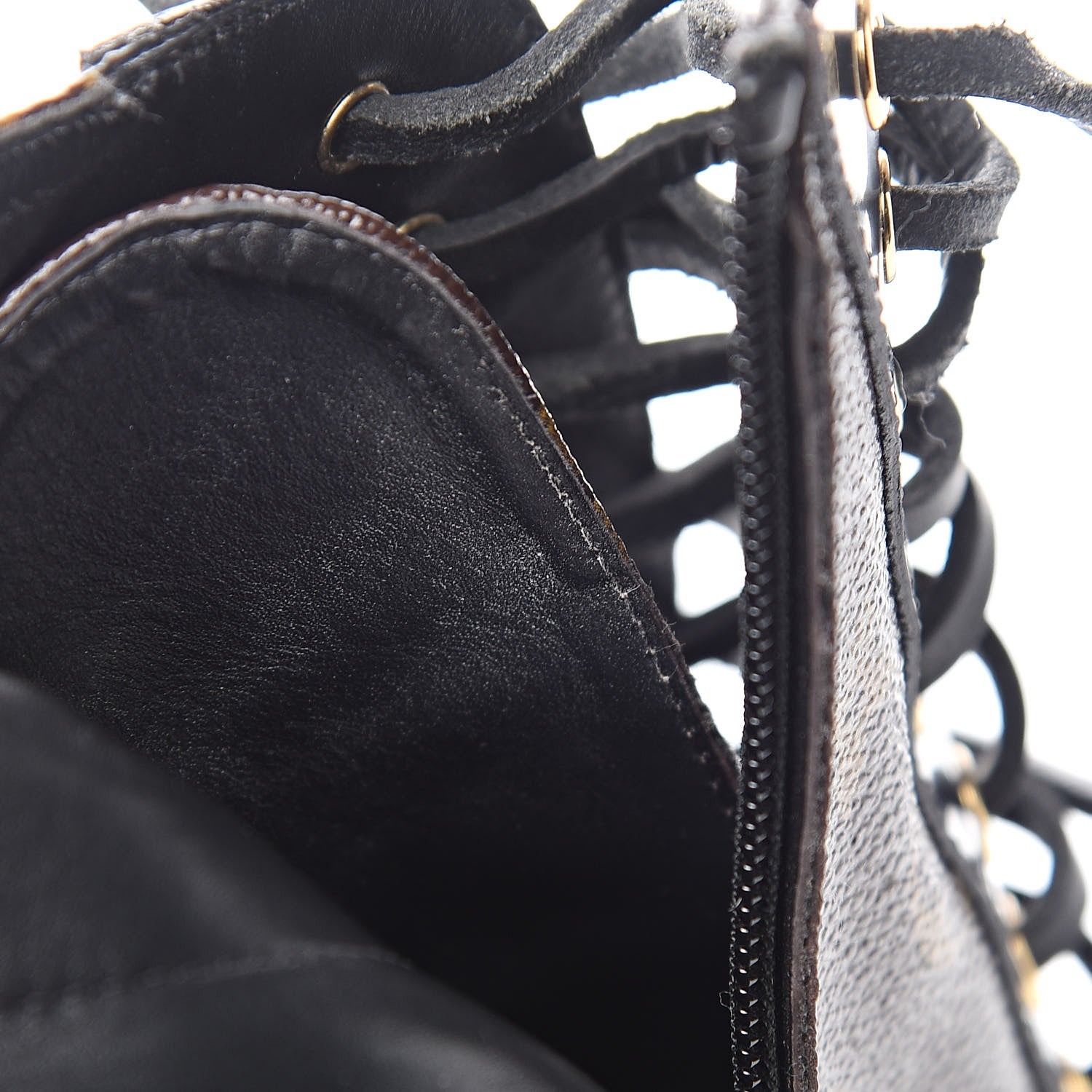 Louis Vuitton Patent Calfskin Monogram Star Trail Ankle Boots 37.5 Black 8 of 8