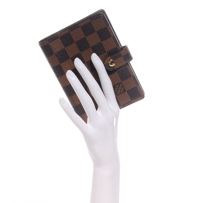 Louis Vuitton Damier Ebene Small Ring Agenda Cover 2 of 7
