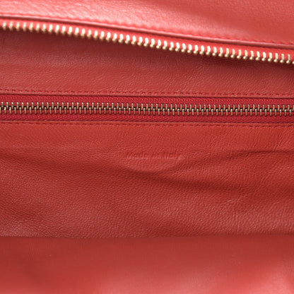 Celine Calfskin Mini Luggage Red 7 of 21