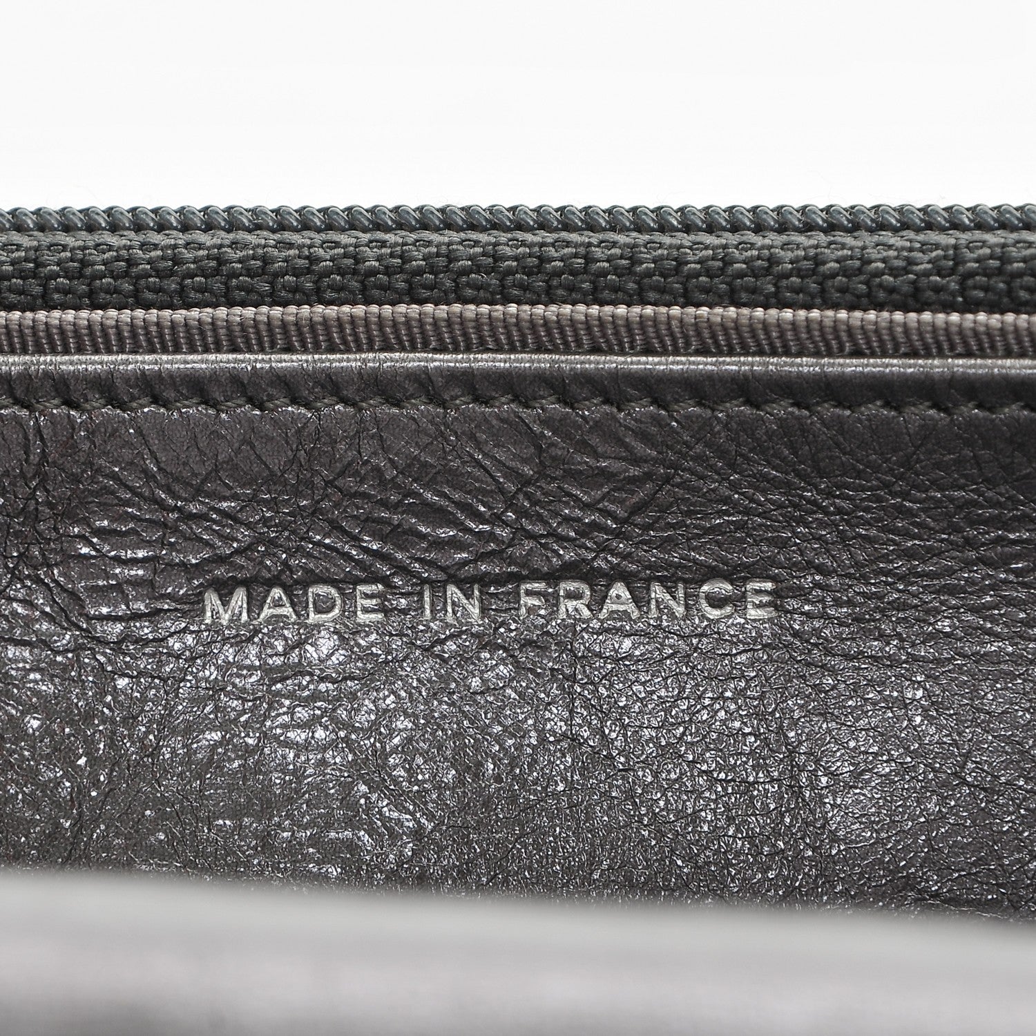 Chanel Metallic Aged Calfskin Reissue Wallet On Chain WOC Dark Silver 7 of 8