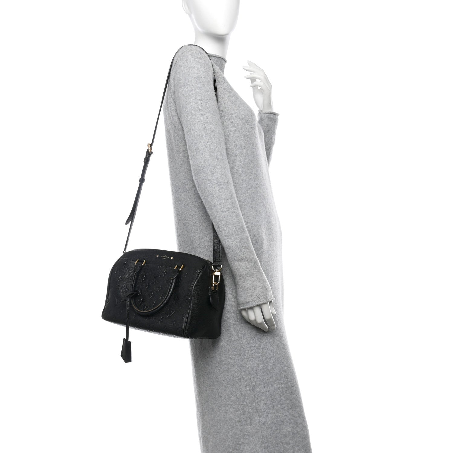 Louis Vuitton Empreinte Speedy Bandouliere 25 NM Black 2 of 13