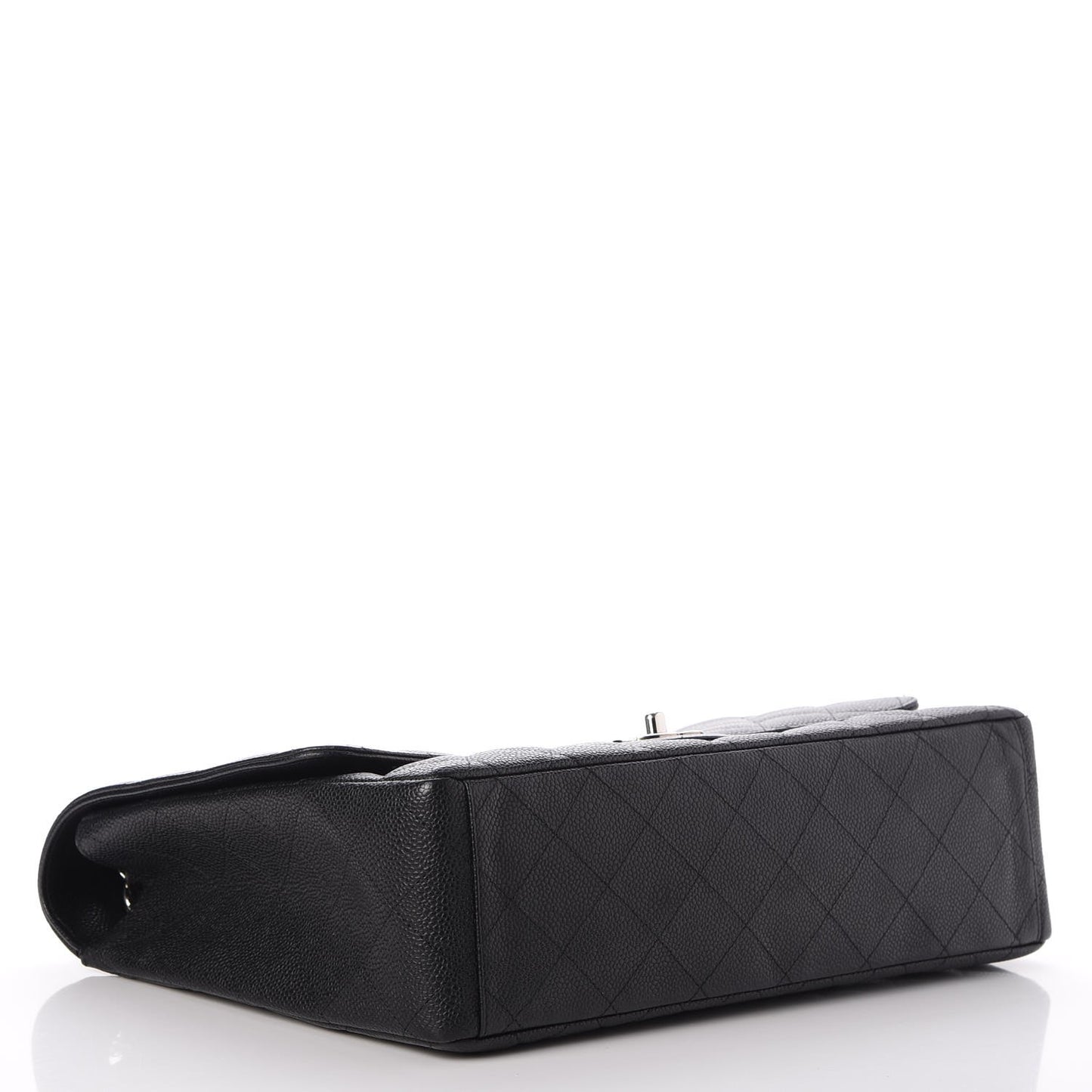 Caviar Quilted Maxi Single Flap Black