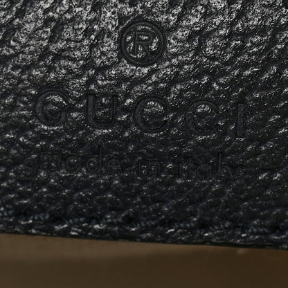 Gucci Textured Dollar Calfskin Web Medium Savoy Duffle Bag Blue 5 of 10