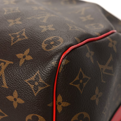 Louis Vuitton Calfskin Monogram Keepall Bandouliere 50 Coquelicot 10 of 10