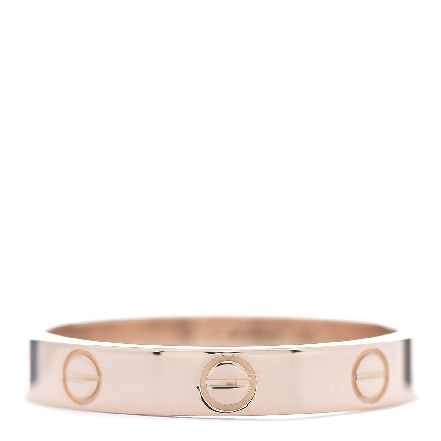 18K Pink Gold 3.5mm LOVE Wedding Band Ring 60 9