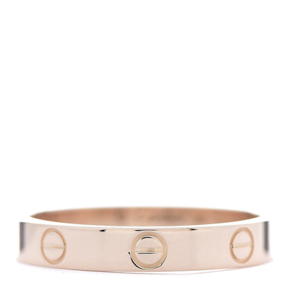 Cartier 18K Pink Gold 3.5mm LOVE Wedding Band Ring 60 9 1 of 5