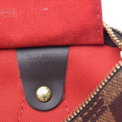 Louis Vuitton Damier Ebene Speedy Bandouliere 25 7 of 9