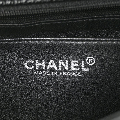 Chanel Caviar Quilted Jumbo Kelly Flap Black 6 of 9