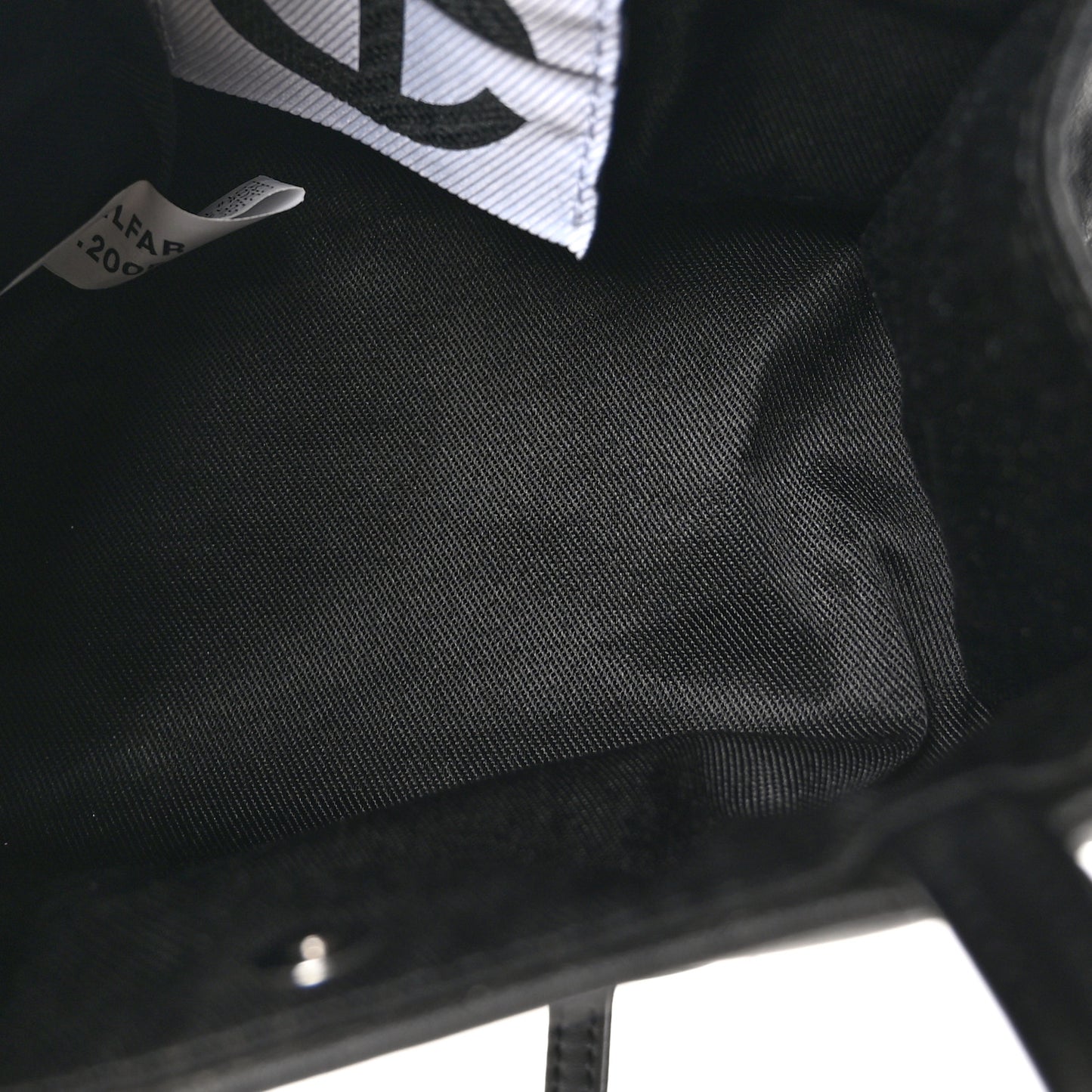 Vegan Leather Small Shopping Bag Black