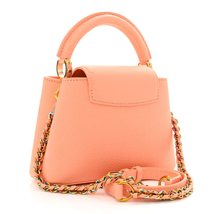 Louis Vuitton Taurillon Mini Capucines Abricot 3 of 9
