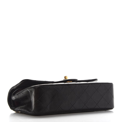 Chanel Lambskin Quilted Small Double Flap Black 3 of 9