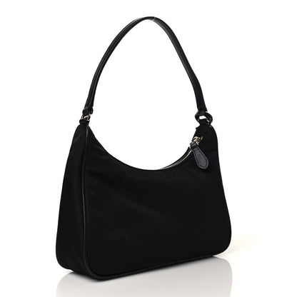 Prada Tessuto Nylon Mini Re-Edition 2000 Bag Black 3 of 10