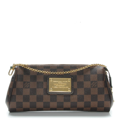 Louis Vuitton Damier Ebene Eva Clutch 1 of 7