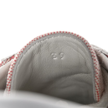 Hermes Canvas Calfskin Deep Sneakers 39 Framboise White 9 of 9
