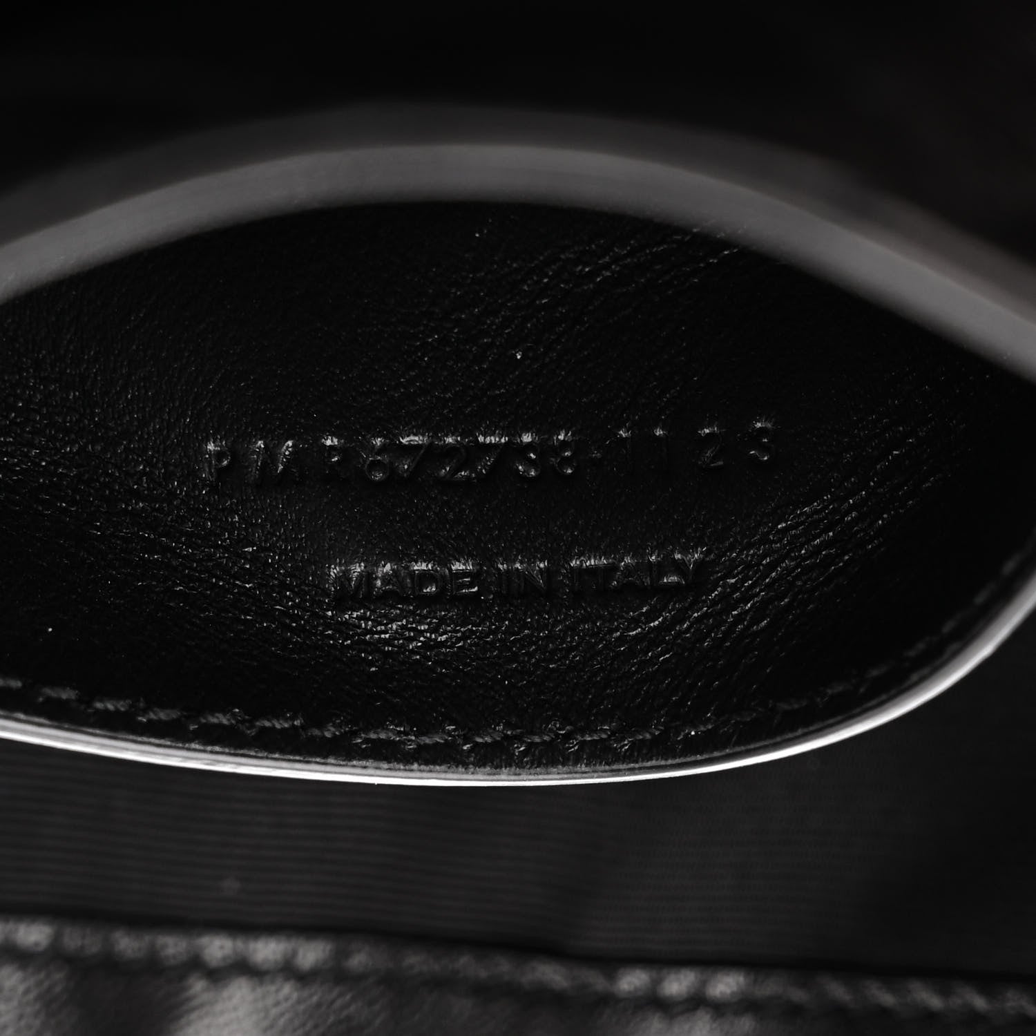 Saint Laurent Lambskin Quilted Monogram Mini Nolita Black 7 of 10