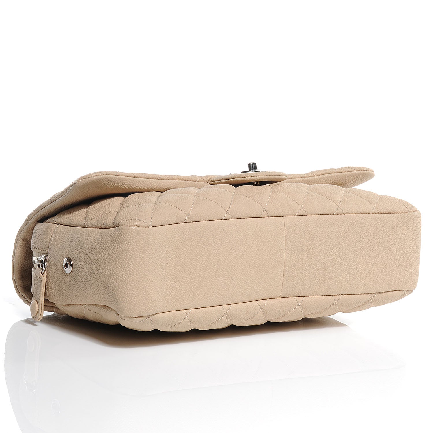 Chanel Caviar Jumbo Easy Flap Beige 4 of 7
