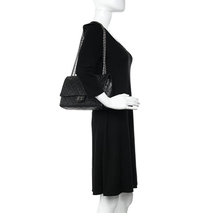 Chanel Aged Calfskin Quilted 2.55 Reissue 226 Flap Black 2 of 10
