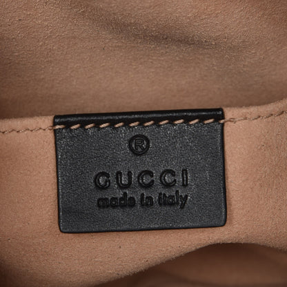 Gucci Calfskin Matelasse GG Marmont Belt Bag 75 30 Black 6 of 7