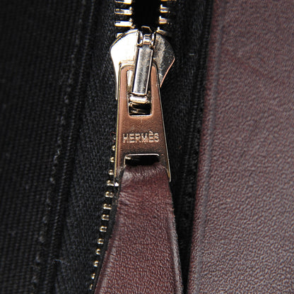 Hermes Toile Vache Hunter Herbag Zip 39 Black 9 of 17