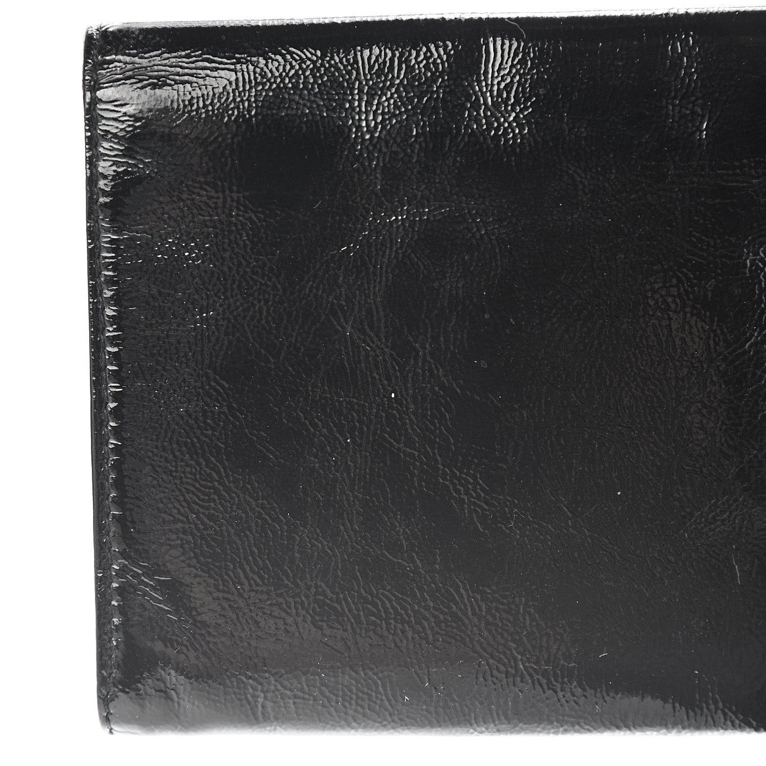 Saint Laurent Textured Patent Monogram Small Belle De Jour Clutch Black 8 of 9