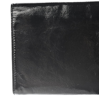 Saint Laurent Textured Patent Monogram Small Belle De Jour Clutch Black 8 of 9