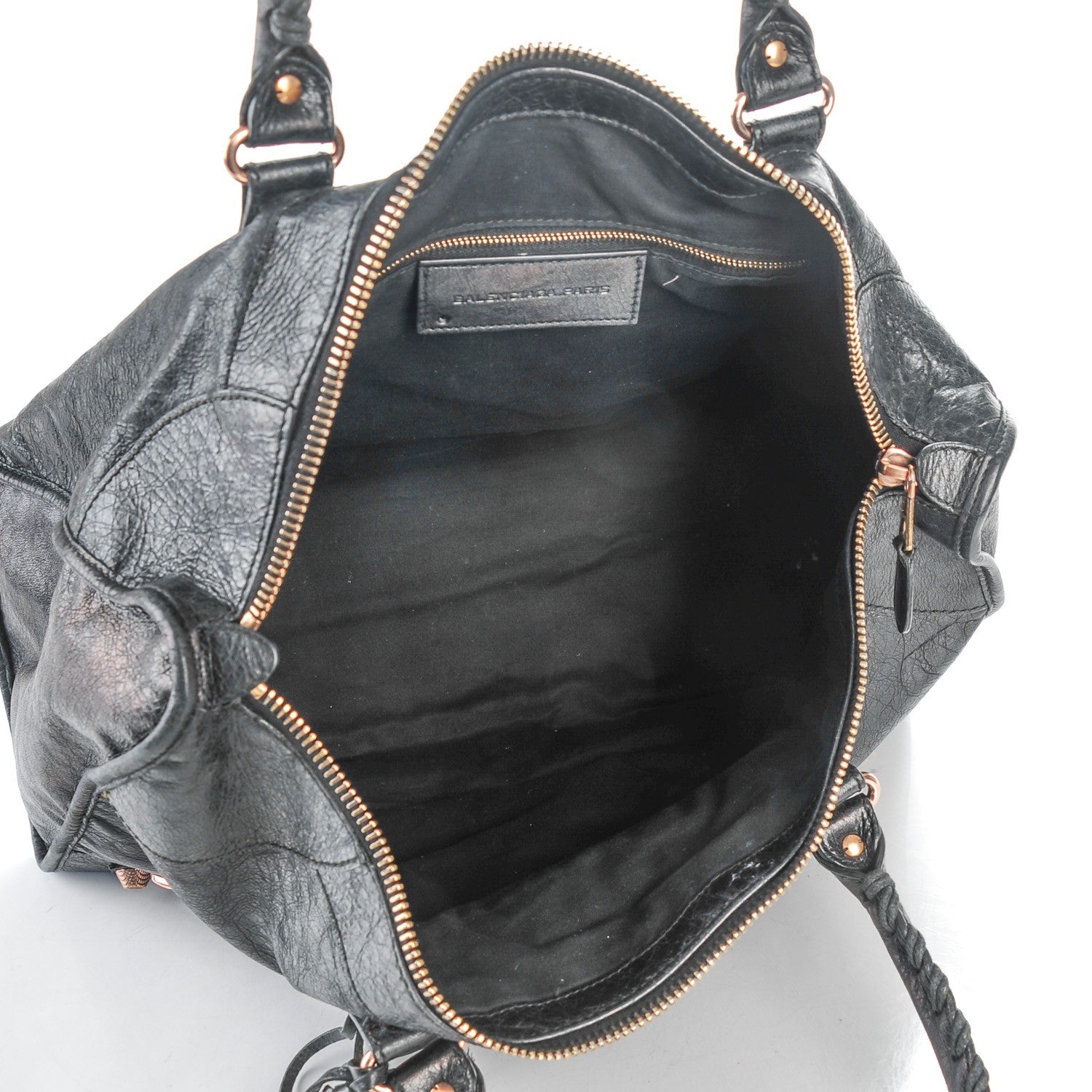 Balenciaga Agneau Giant 12 Rose Gold Hardware Work Black 5 of 9