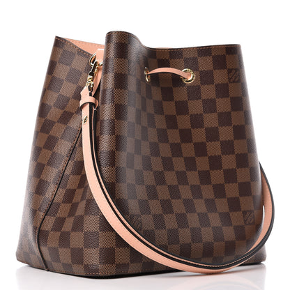 Louis Vuitton Damier Ebene Neonoe MM Venus Pink 3 of 10
