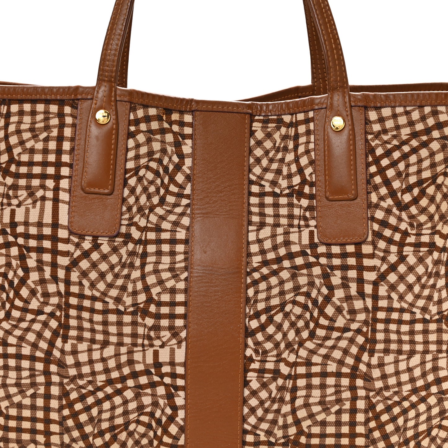 Visetos Large Liz Reversible Shopper Tote Cognac