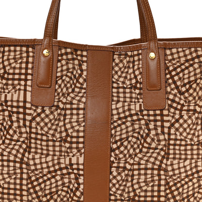 MCM Visetos Large Liz Reversible Shopper Tote Cognac 13 of 17