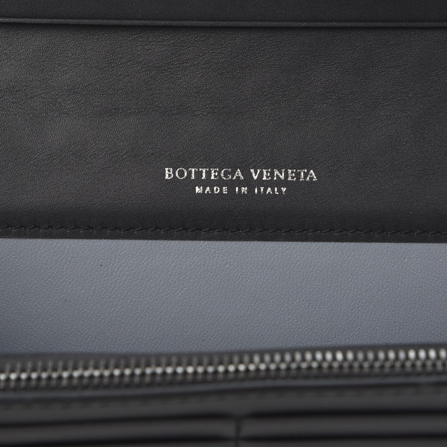 Nappa Intrecciato Continental Flap Wallet Ardoise