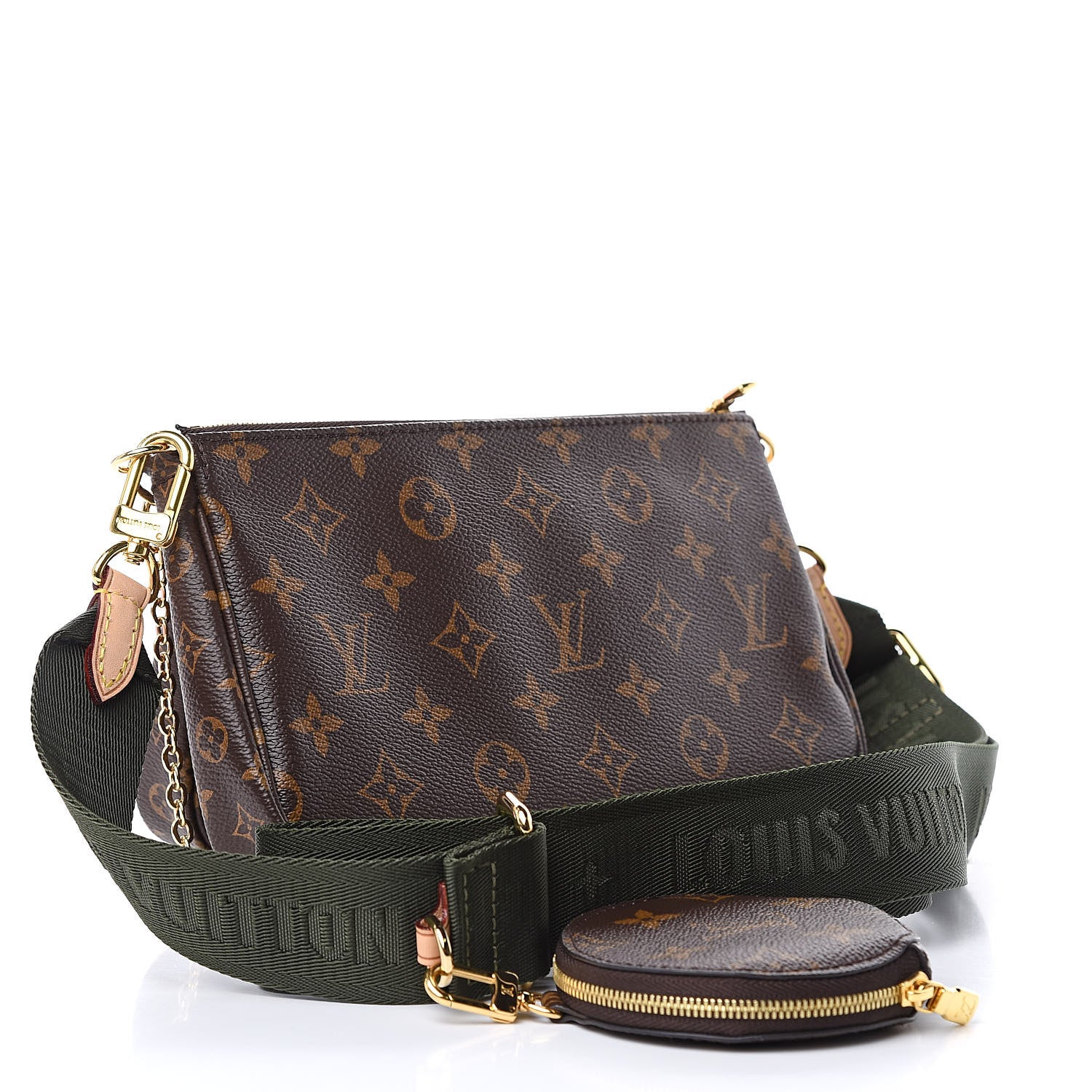 Louis Vuitton Monogram Multi Pochette Accessories Kaki 3 of 11