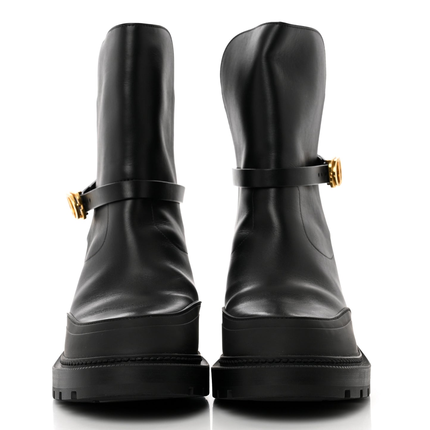 Calfskin Empreinte Ankle Boot 38 Black