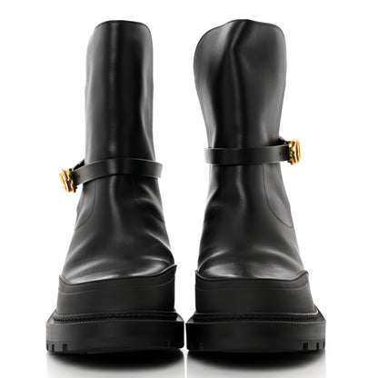 Christian Dior Calfskin Empreinte Ankle Boot 38 Black 2 of 8