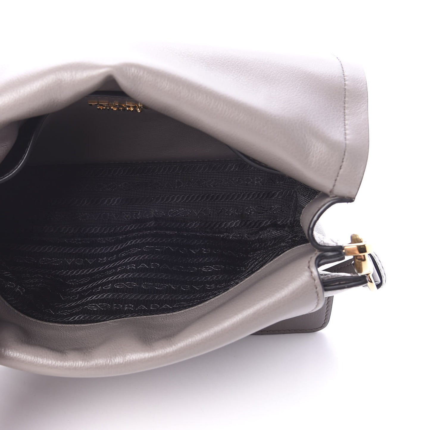 Glace Calf Shoulder Bag Argilla